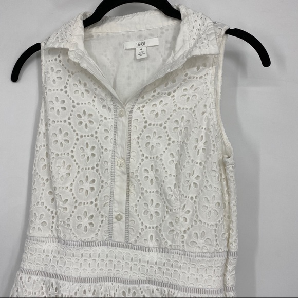 Cottagecore Eyelet Picnic Dress - Picture 7 of 15